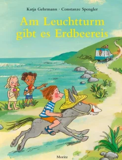 Am Leuchtturm gibt es Erdbeereis