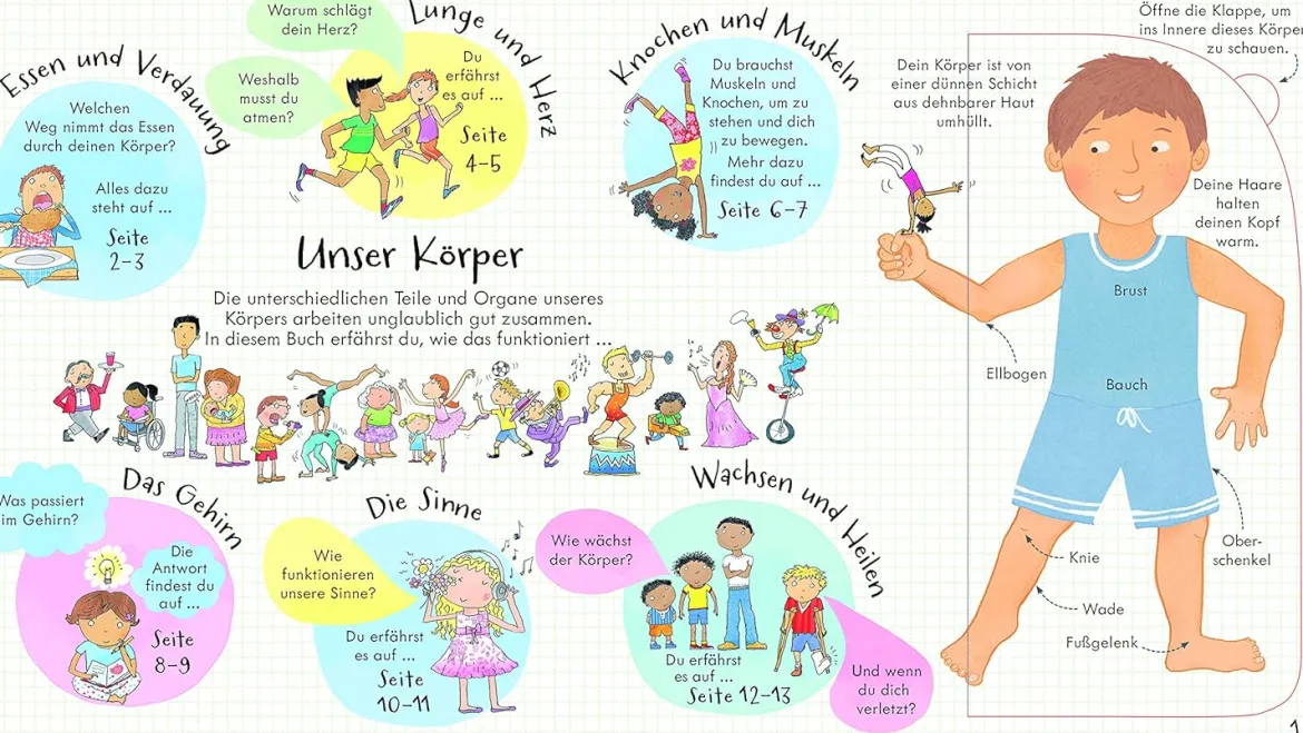 Aufklappen und Entdecken: Dein Körper