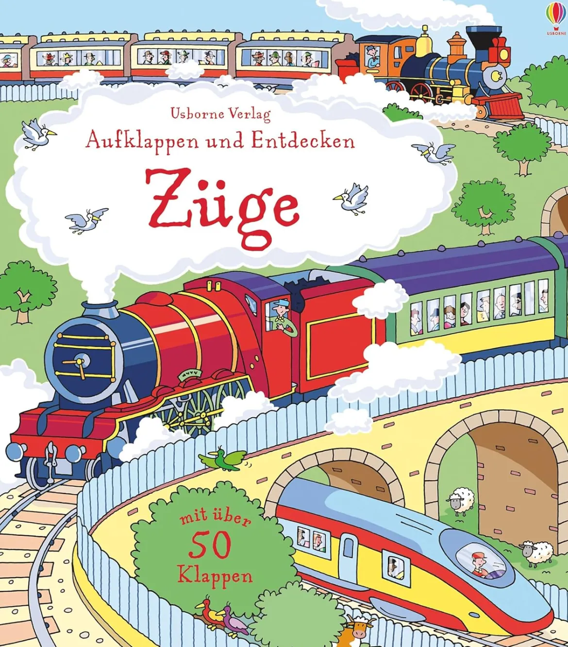 Aufklappen und Entdecken: Züge