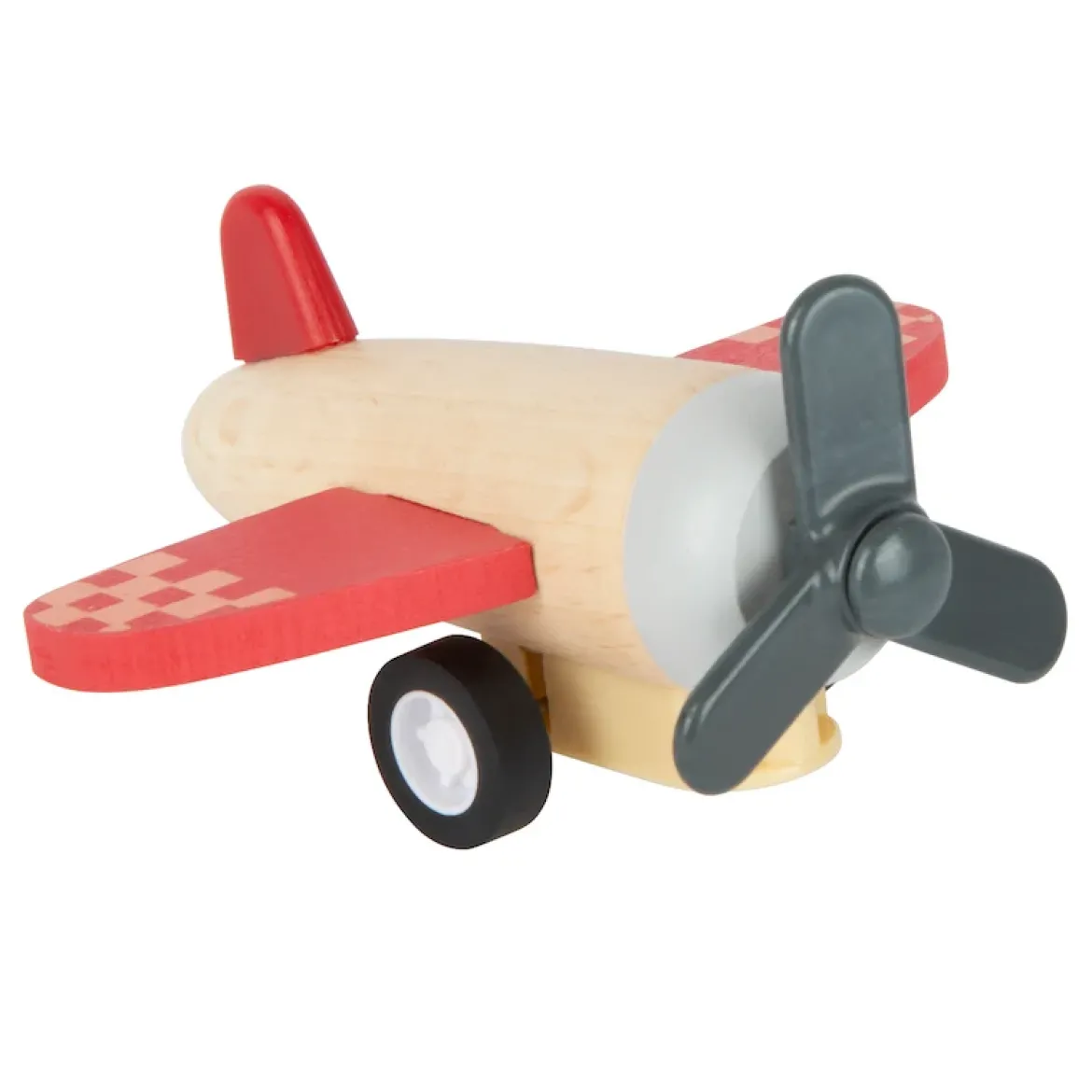 Aufzieh-Flieger Set aus Holz