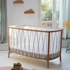 Babybett KIMI inkl. Matratze | Hazelnut