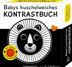 Babys kuschelweiches Kontrastbuch (Stoffbuch): Löwe