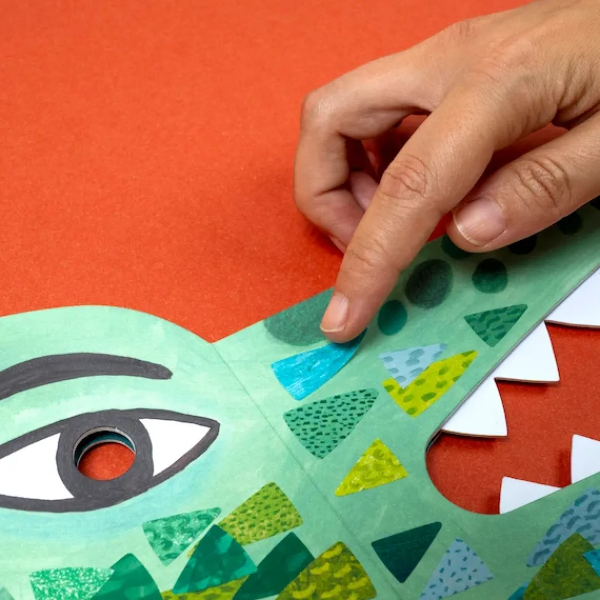 Bastelset | Be Wild! Crocodile Mask & Stickers