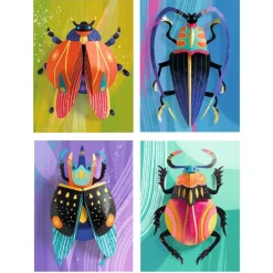 Bastelset | 3D-Papierkunst | Käfer