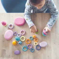 Bauringe Pastell | 24 Stück