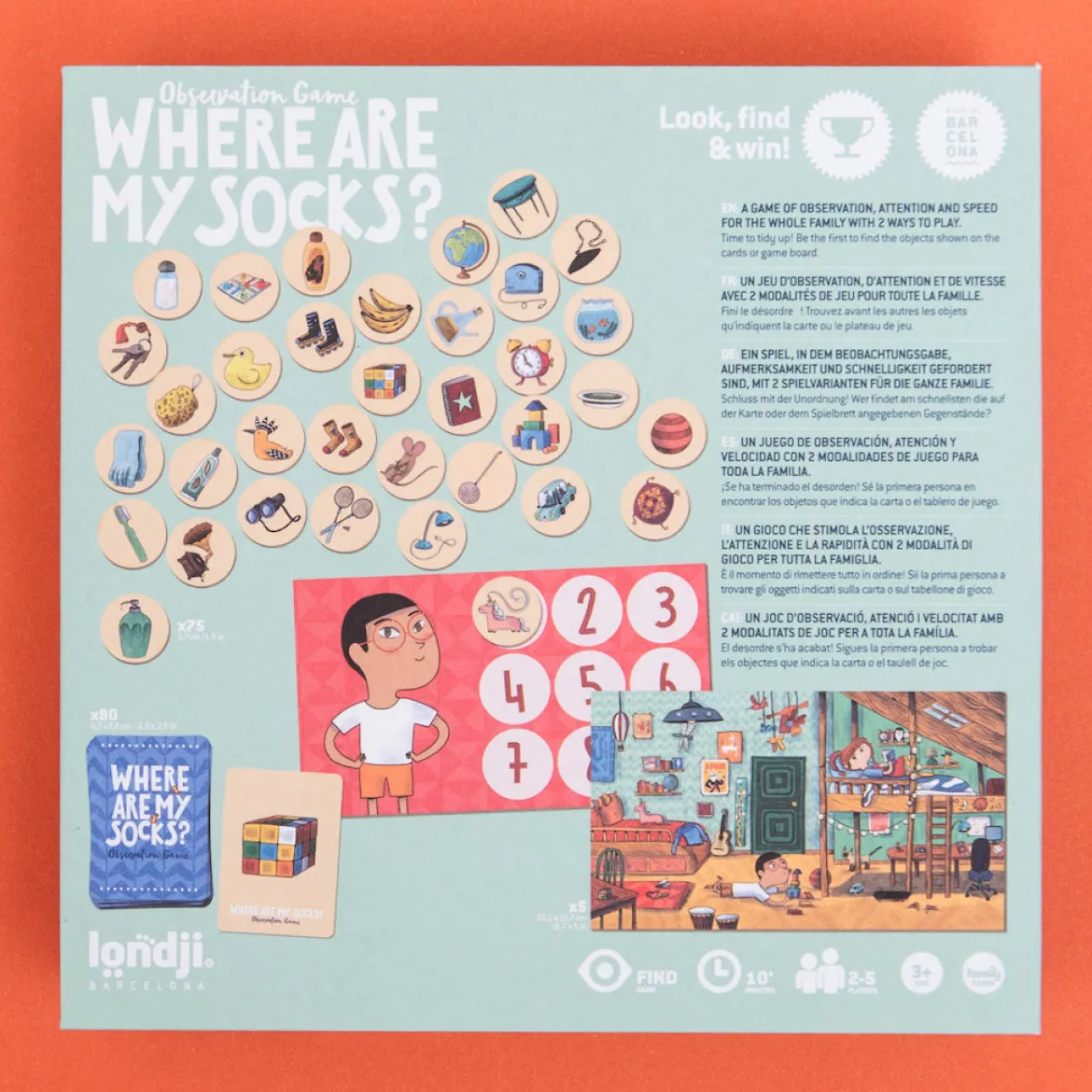 Beobachtungsspiel | Where are my socks?