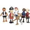 Biegepuppen Piraten-Figuren