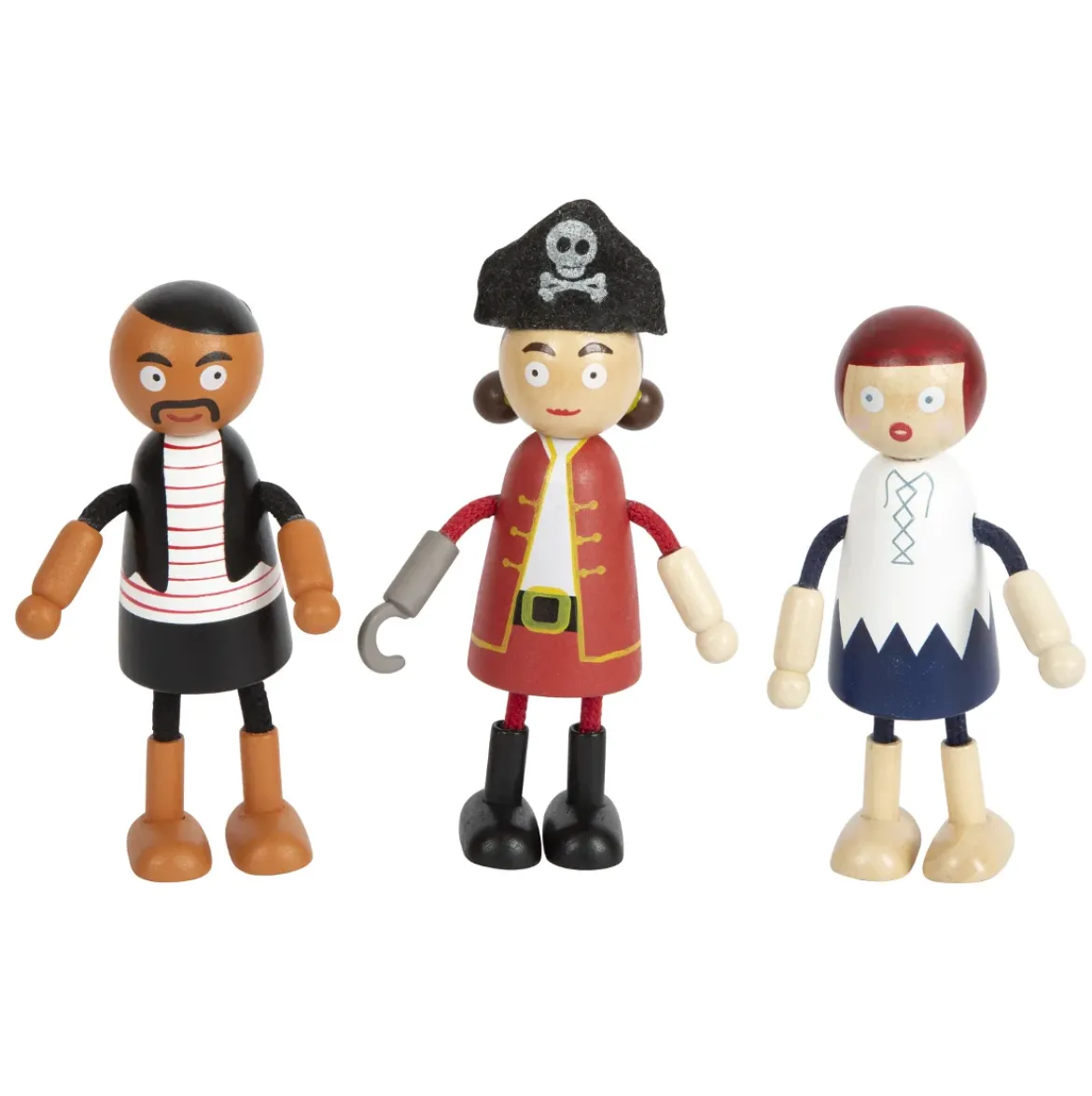 Biegepuppen Piraten-Figuren