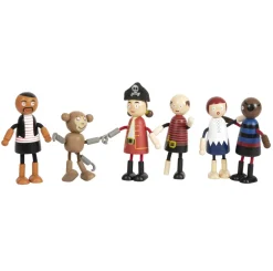 Biegepuppen Piraten-Figuren