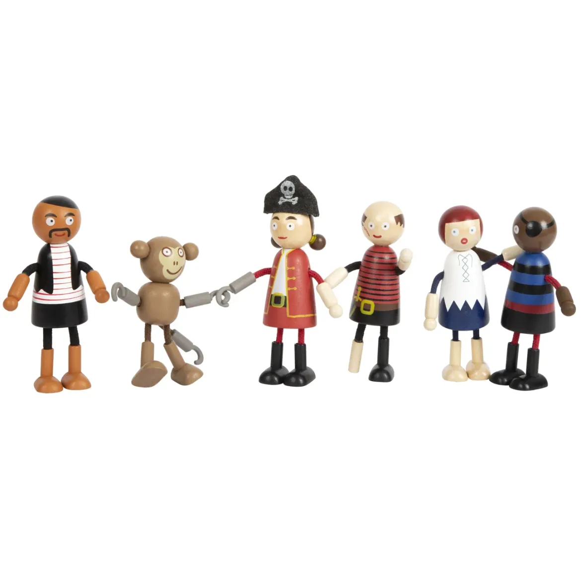 Biegepuppen Piraten-Figuren