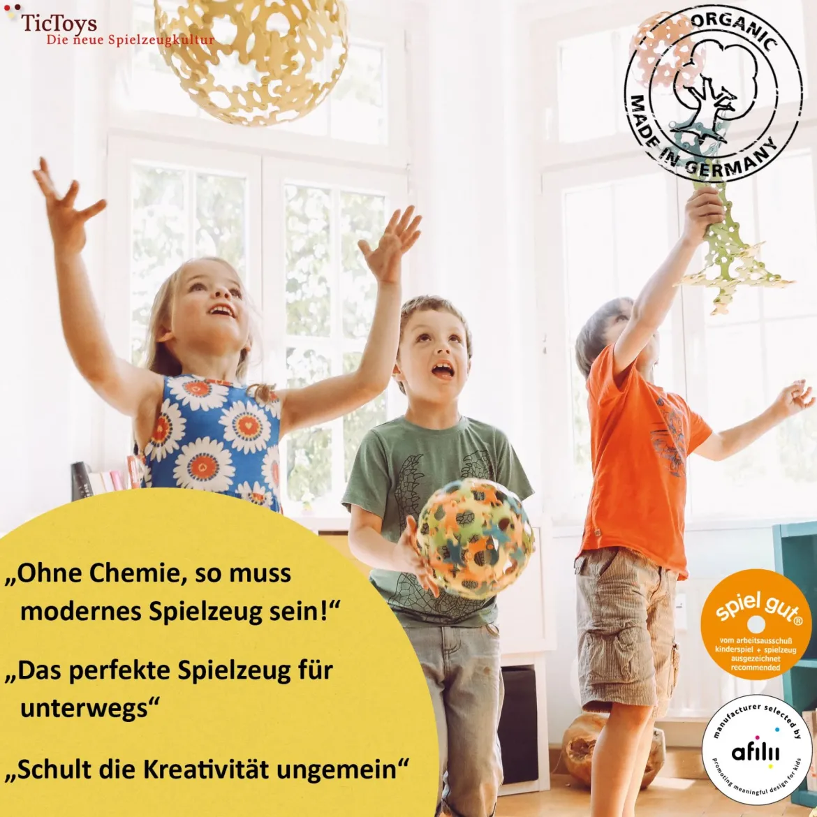 Binabo Konstruktionsspiel aus Bio-Plastik | 60 Teile