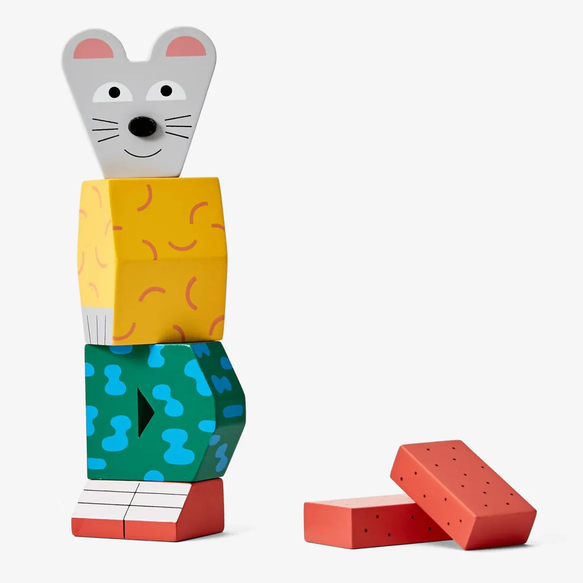 BLOCK PARTY | Holz Figuren | Maus