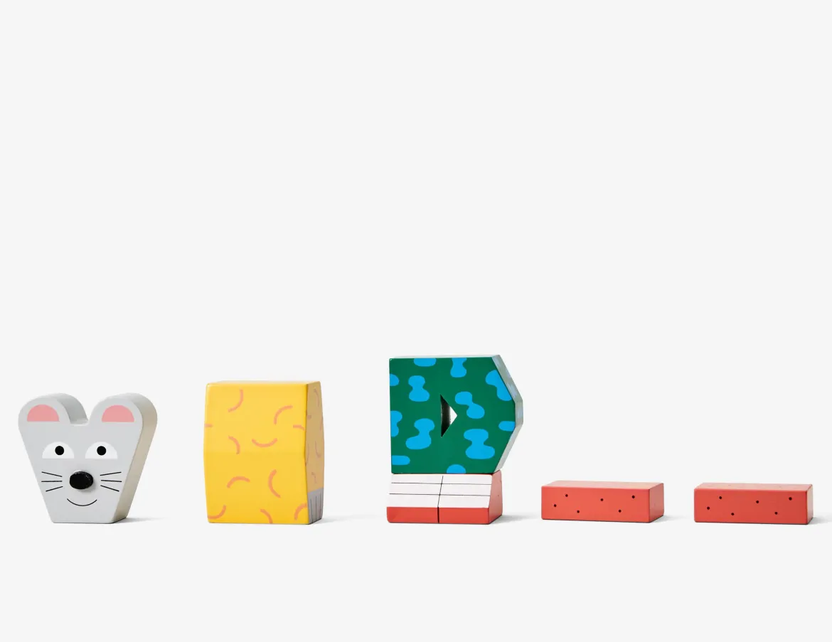 BLOCK PARTY | Holz Figuren | Maus