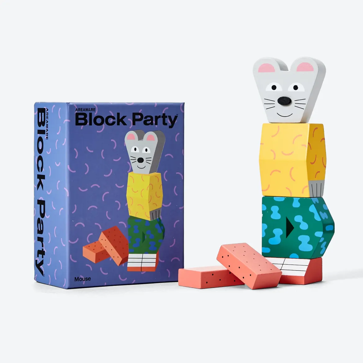 BLOCK PARTY | Holz Figuren | Maus