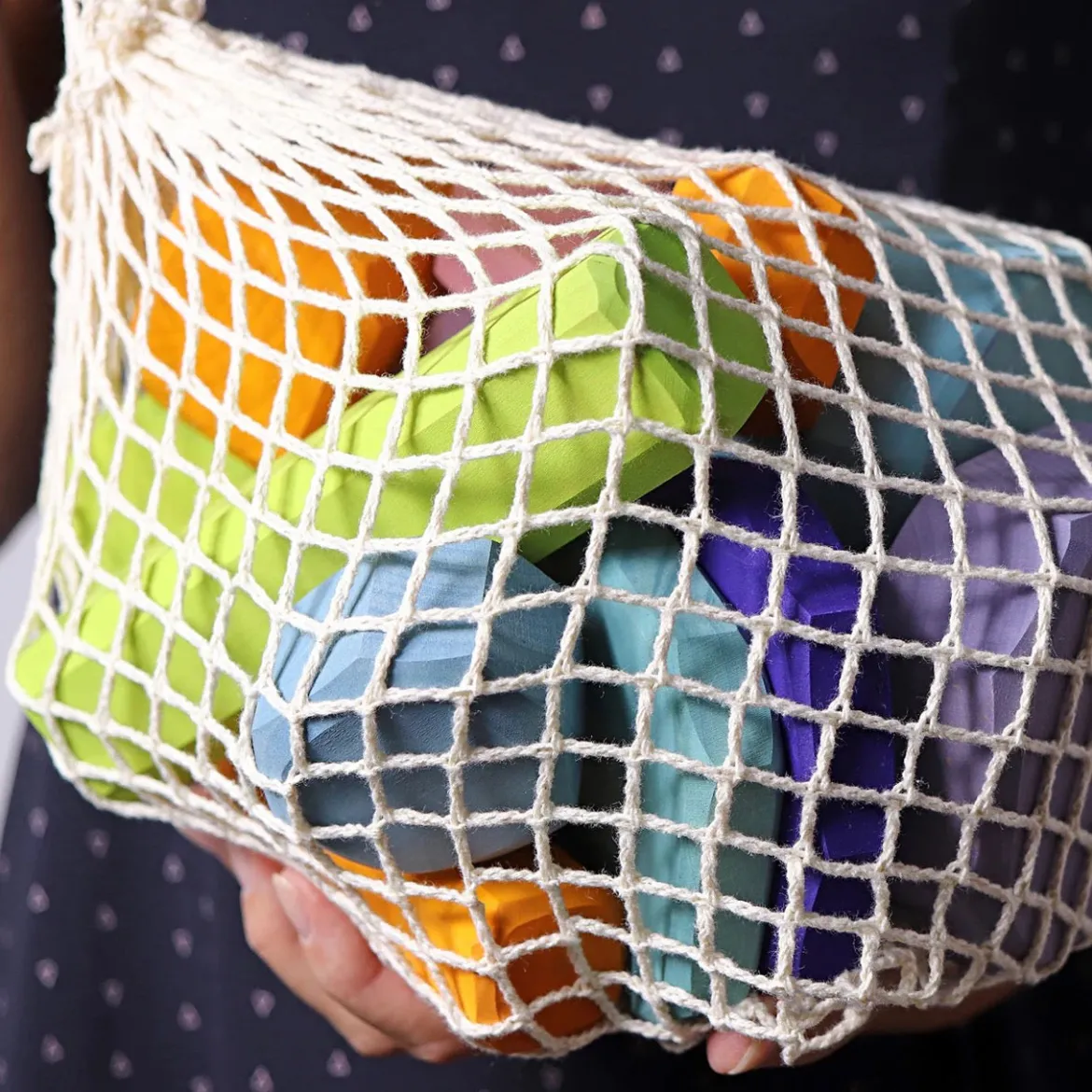 Bunte Baumscheiben | 16 Stück