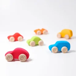 Bunte Holzautos | 6 Fahrzeuge
