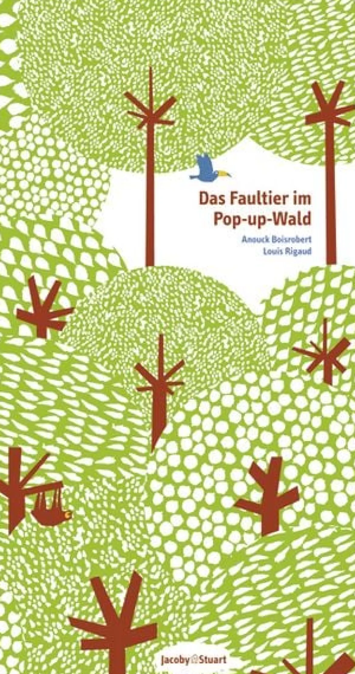 Das Faultier im Pop-up-Wald