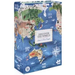 Entdeckerpuzzle Discover the World | 200 Teile
