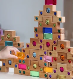 Farbtreppe mit Lichtbauquadern | 32 Teile