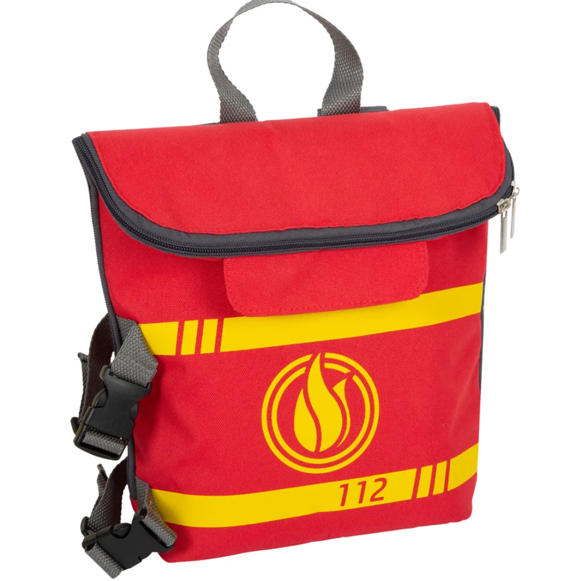 Feuerwehrrucksack mit umfangreichem Zubehör