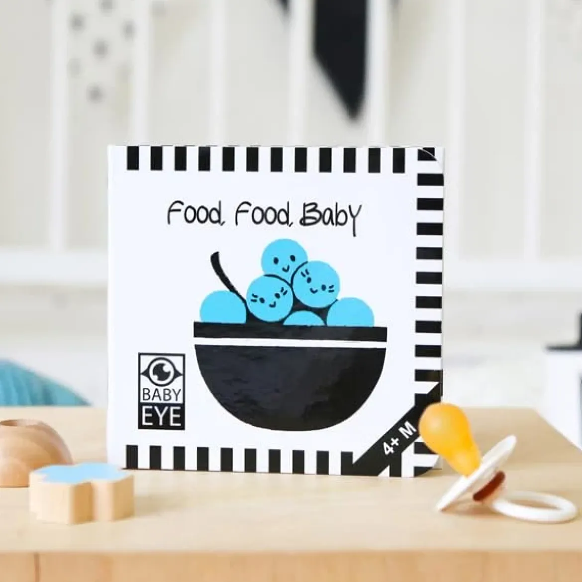 Food, Food, Baby: Kontrastreiches Faltbuch für Babys