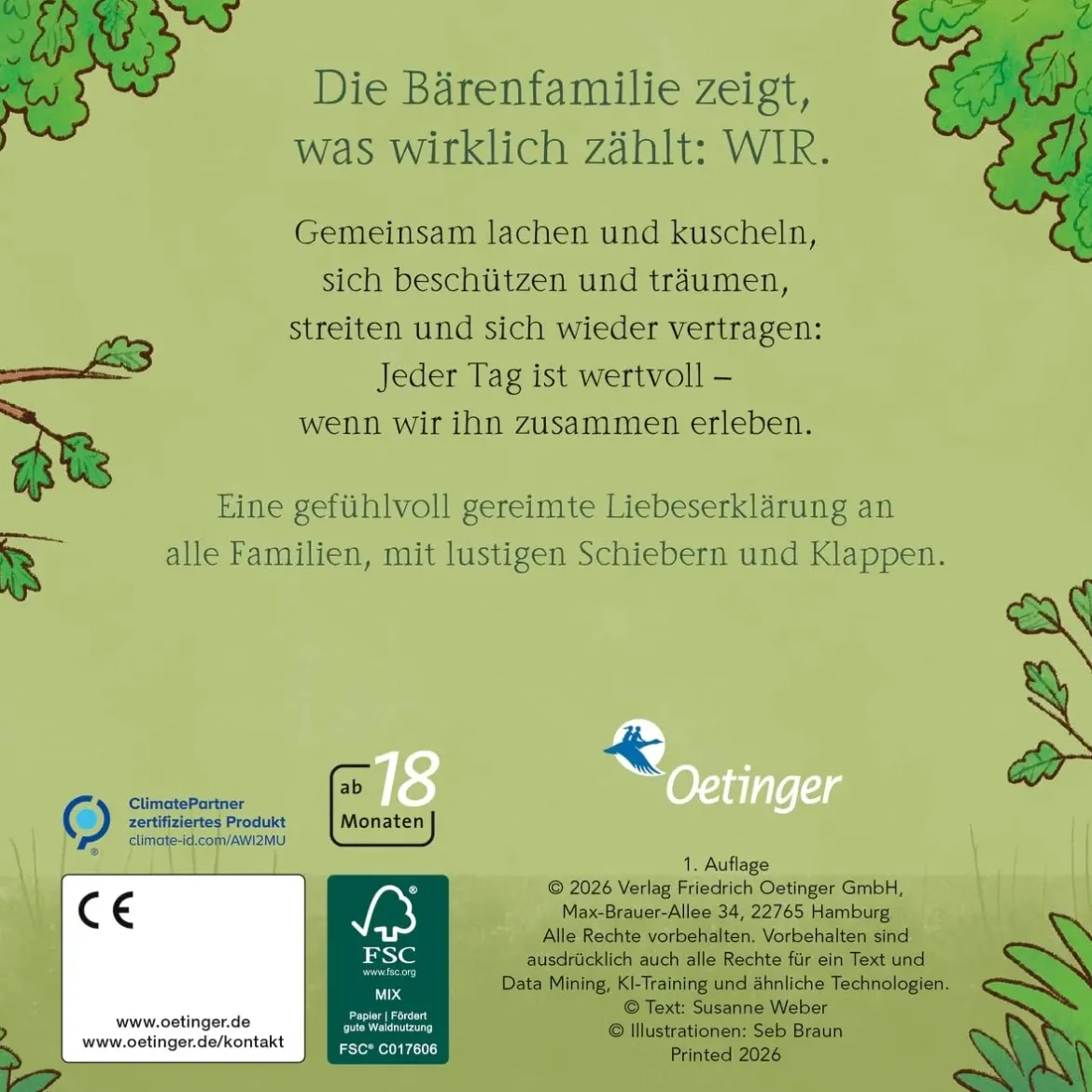 Für immer Wir zusammen | Pappbilderbuch