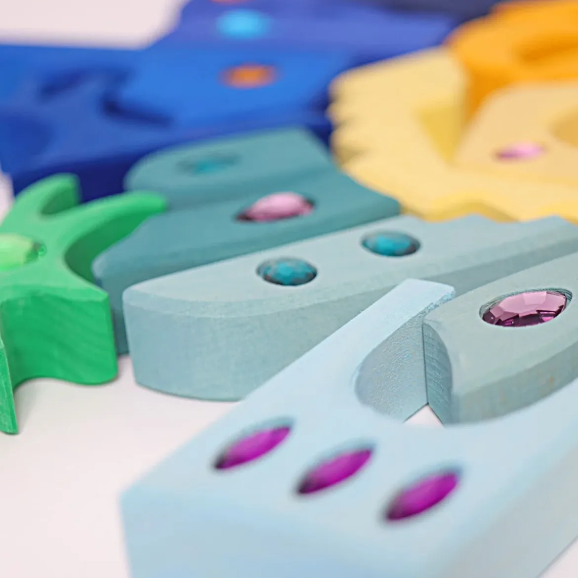 Glitzermandala Morgenland | 52 Teile im Holzrahmen
