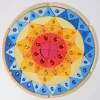 Glitzermandala Sonne | 76 Teile im Holzrahmen