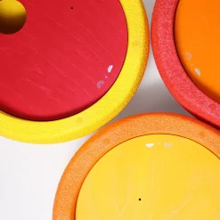 GRIMM’S x Stapelstein® | Kullerscheiben warm rainbow