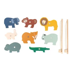 Holz-Angelspiel | 8 Tiere