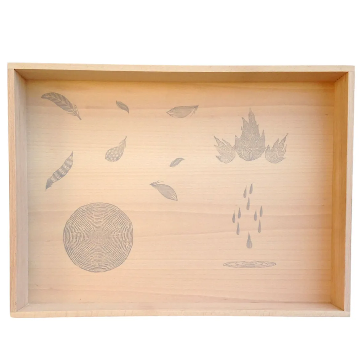 Holzbox zum Spielen | 62 x 45 cm