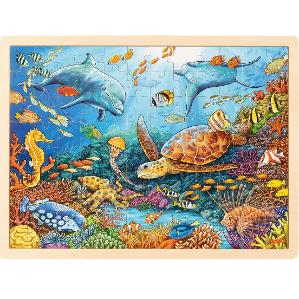Holz Einlegepuzzle Great Barrier Reef | 96 Teile
