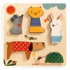 Holz-Steckpuzzle | Haustiere