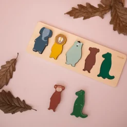 Holz-Steckpuzzle mit Tieren | Ab 12 Monaten