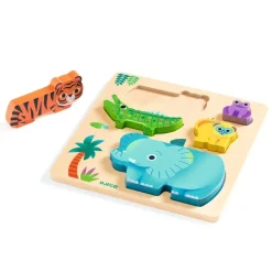 Holz-Steckpuzzle | Woody Wild