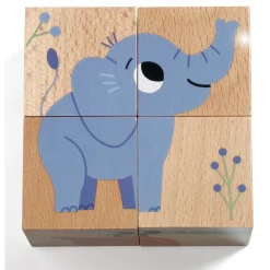 Holz-Würfelpuzzle | Wild & Co