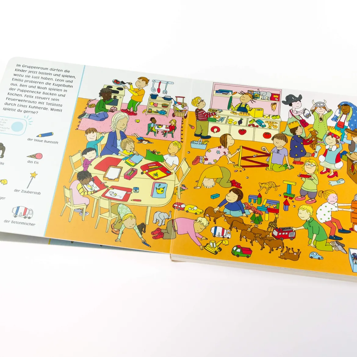 Hör mal (Soundbuch): Wimmelbuch: Im Kindergarten