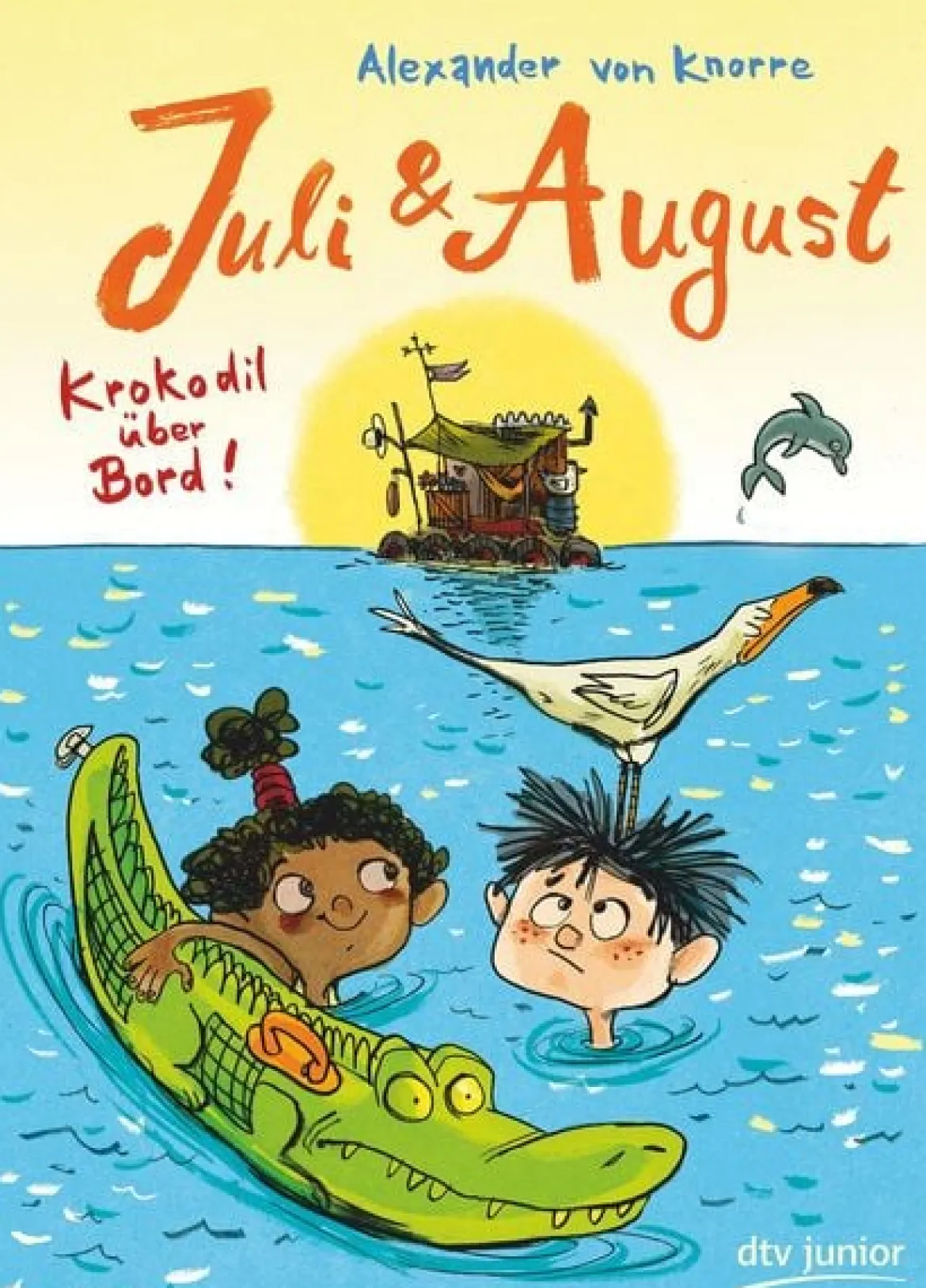 Juli und August – Krokodil über Bord
