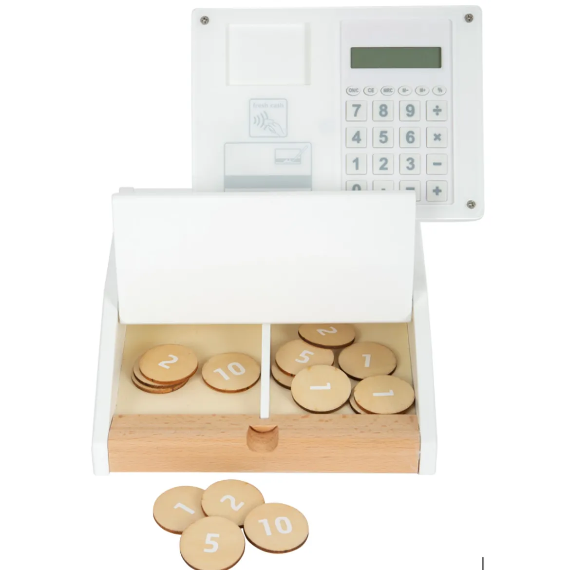 Kasse "fresh" | mit echtem Taschenrechner