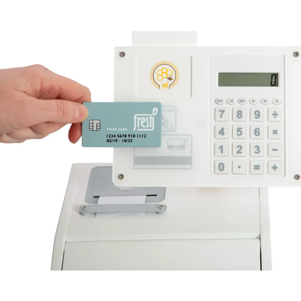 Kasse "fresh" | mit echtem Taschenrechner