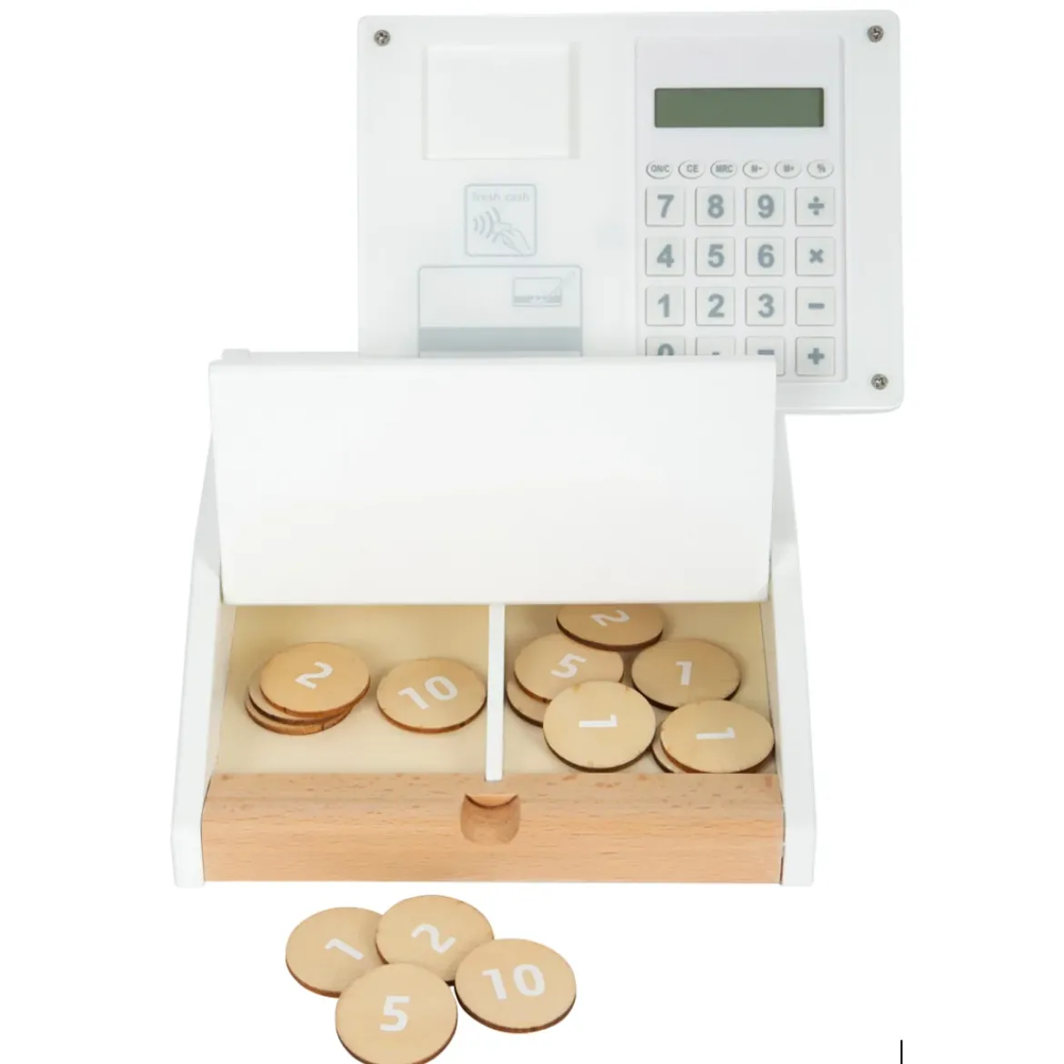 Kasse "fresh" | mit echtem Taschenrechner