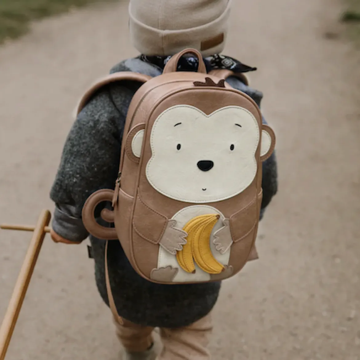 Kinderrucksack | Großer Affe Momo