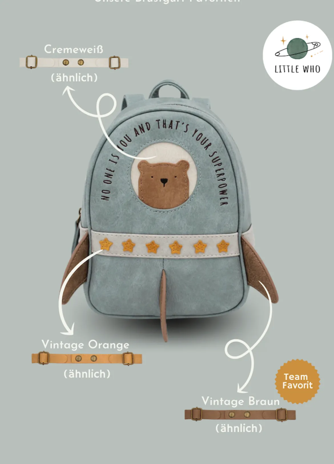 Kinderrucksack | Große Rakete Cooper