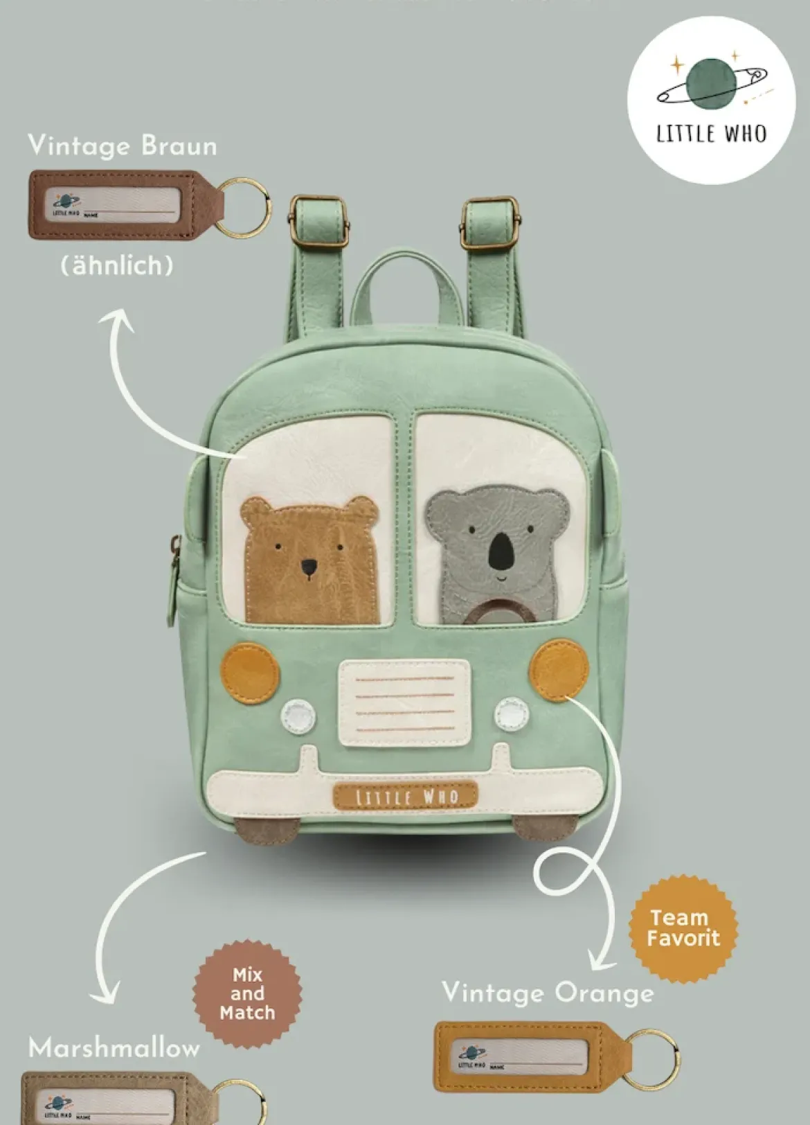 Kinderrucksack | Großer Bulli Boris