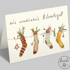 Klappkarte zu Weihnachten | Eine wunderschöne Adventszeit