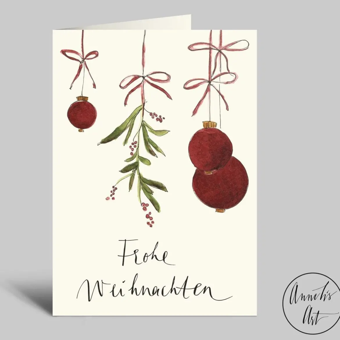 Klappkarte zu Weihnachten | Frohe Weihnachten