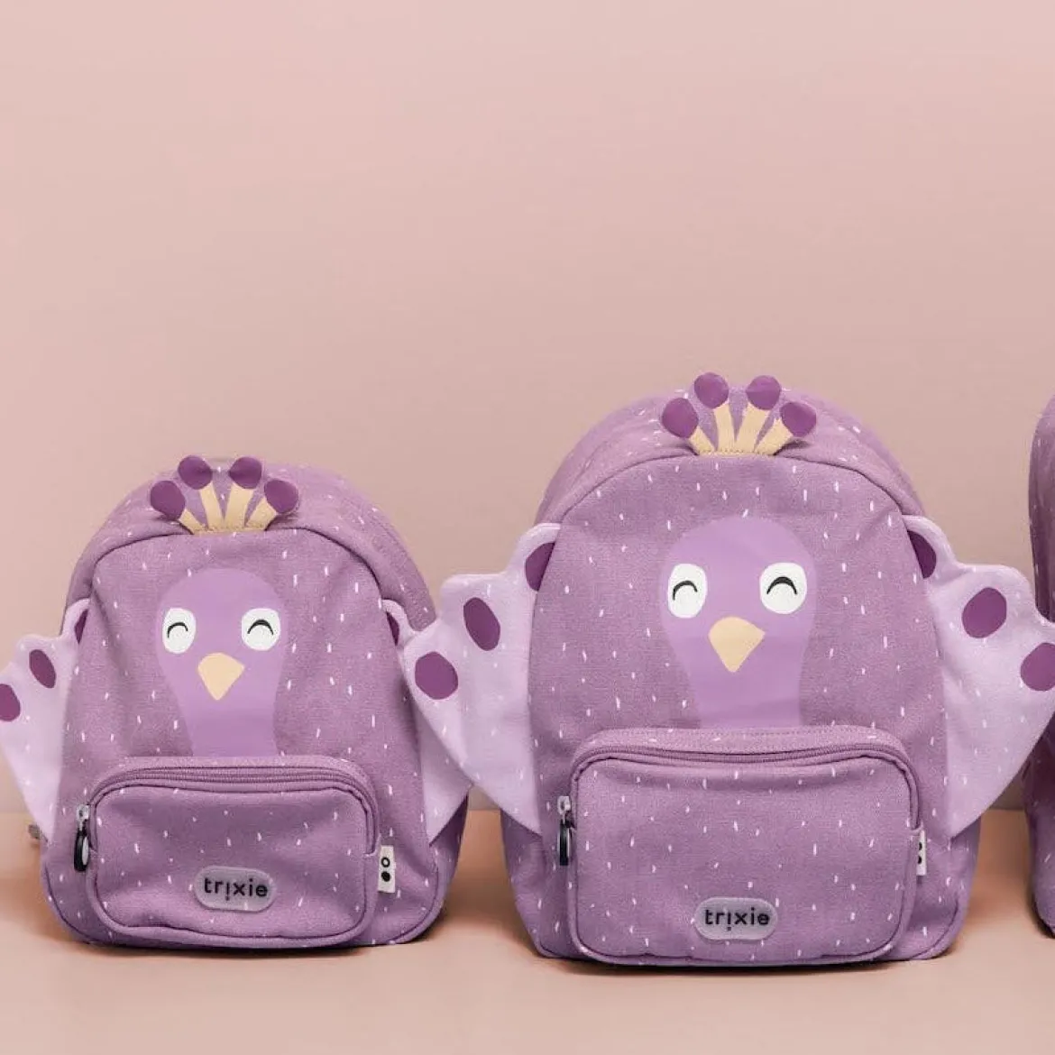 Kleiner Kinderrucksack Mrs. Peacock