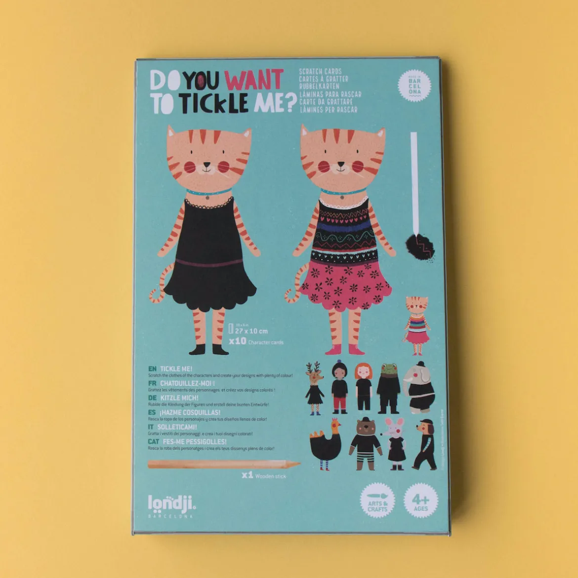 Kratzbild-Bastelset | Tickle me