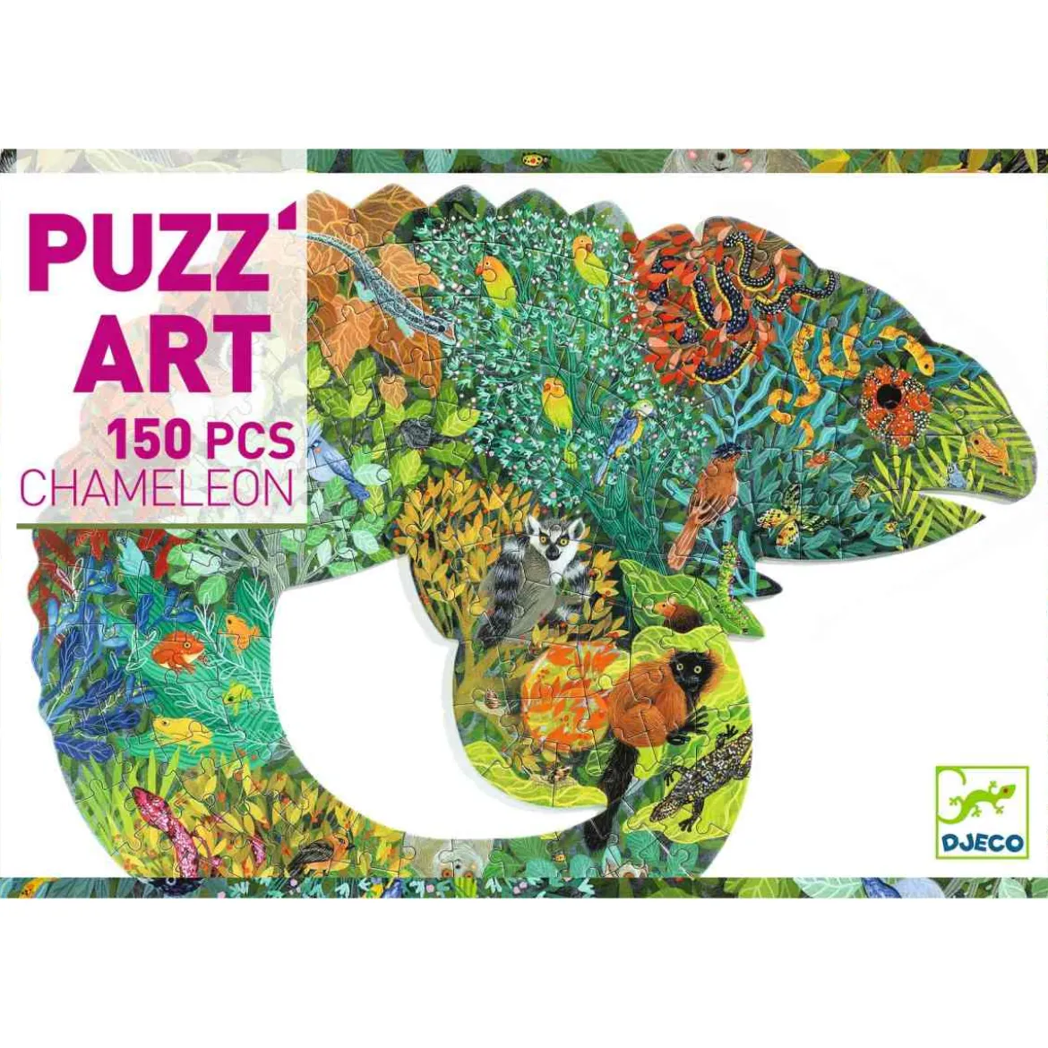 Kunstpuzzle Chamäleon | 150 Teile