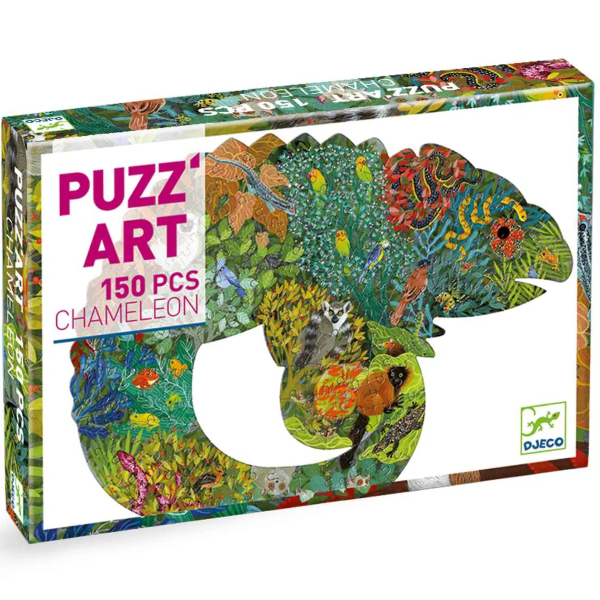 Kunstpuzzle Chamäleon | 150 Teile
